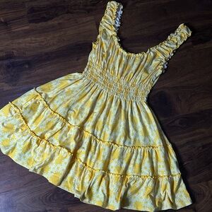 Yellow Urban Outfitters Dress SIZE MEDIUM